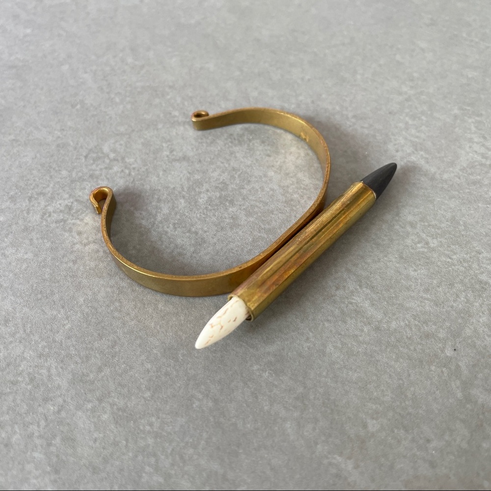 Cities in Dust Brass & Stone Dagger Cuff